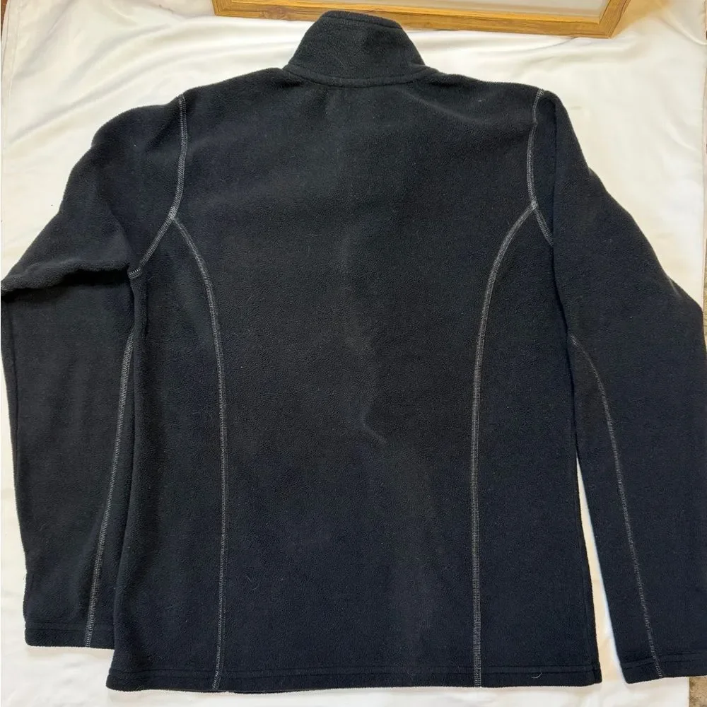 Cabelas size small black fleece quarter zip up jacket.